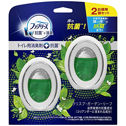 ファブリーズ 消臭芳香剤+抗菌 トイレ用 クリスプ・ガーデン・リーフ 6mL×2個